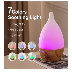Essential Oil Diffuser with Humidifying, Aromatherapy Diffuser 7 LED Colors